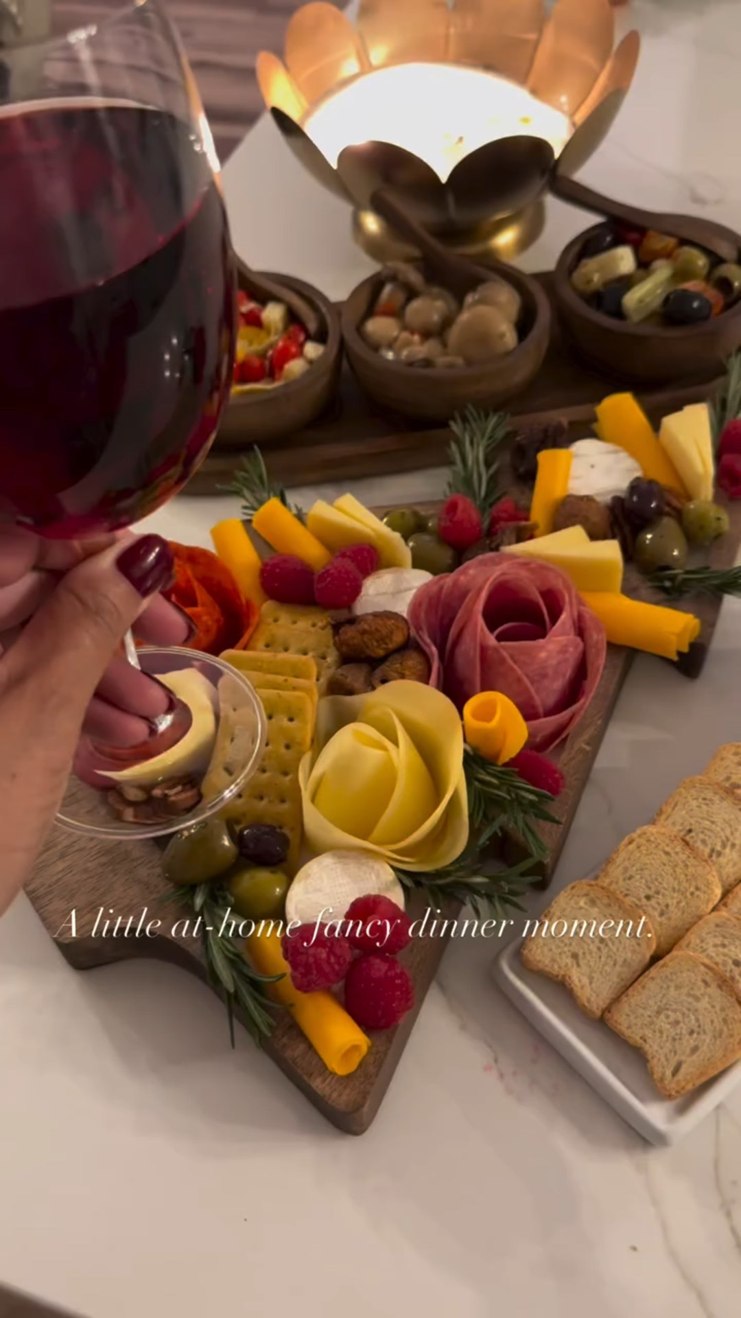 A little at-home fancy charcuterie moment.

Cheese, charcuterie, fruit, something sweet, something salty  cozy board complete.

Light a winter-scented candle and serve it all on a cute wooden board of your choice for the coziest festive vibe.


charcuterie board ideas
holiday charcuterie board
Christmas charcuterie
festive grazing board
holiday hosting ideas
winter charcuterie aesthetic
cozy food board ideas
cheese board inspo
easy charcuterie ideas
budget-friendly charcuterie
charcuterie board styling
cheese and meat board
holiday appetizer ideas
Christmas party food
cozy holiday entertaining
wooden charcuterie board
winter appetizer inspo
aesthetic charcuterie layout
how to style a charcuterie board
holiday candle ambiance

#LTKHoliday #LTKSeasonal #LTKfoodie
