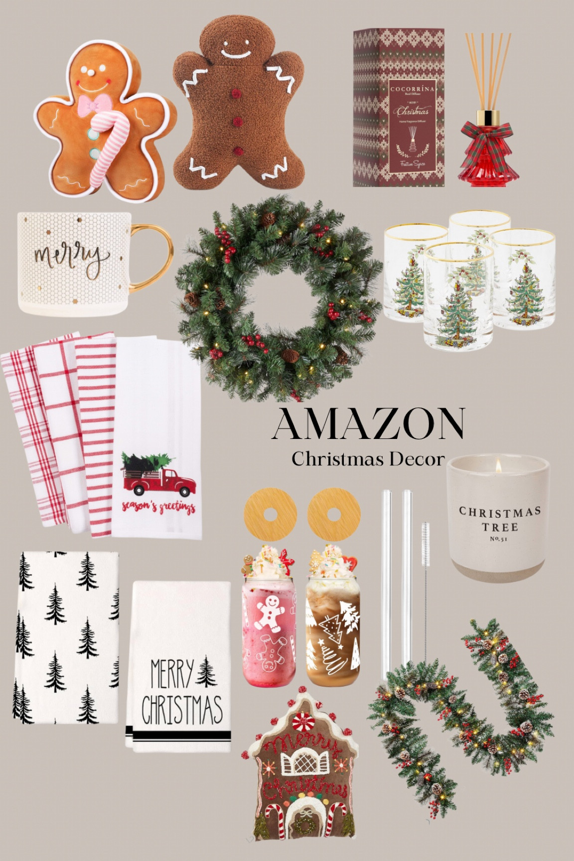 AMAZON Christmas Decor 🎄🎁

#LTKhome #LTKSeasonal #LTKHoliday