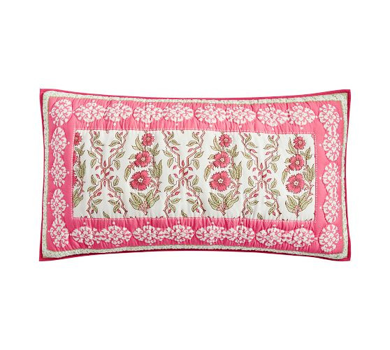 Roller Rabbit Trellis Floral Quilted Sham | Pottery Barn (US)