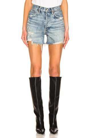 AGOLDE Dee Short in Blue | FWRD 