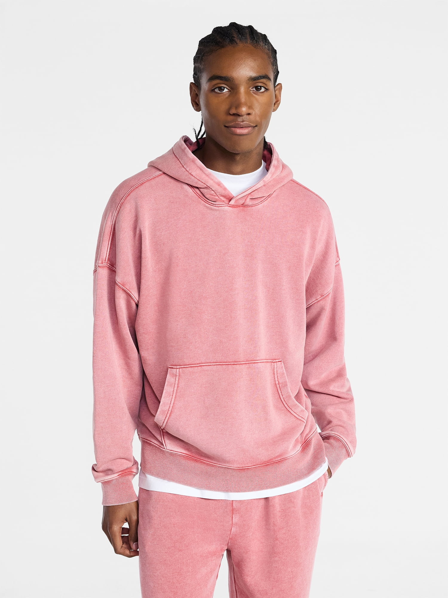 No Boundaries Oversized Hoodie with Long Sleeves, Men's XS-4XLT - Walmart.com | Walmart (US)