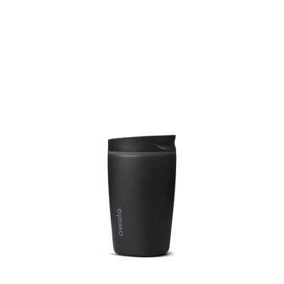 Owala 12fl oz Stainless Steel SmoothSip Slider Ceramic Lined Travel Mug - Very Very Dark | Target
