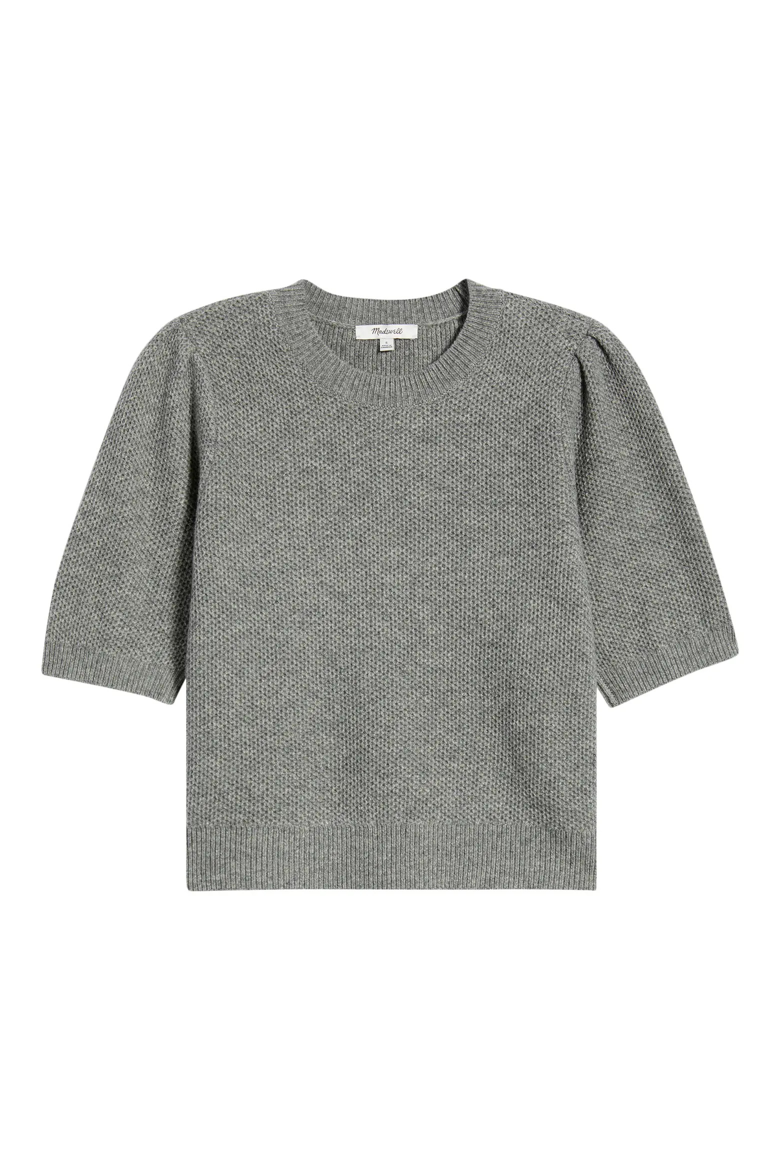 Madewell Puff Sleeve Textured Sweater (Women) | Nordstrom | Nordstrom