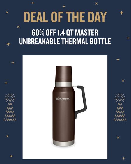 This Stanley thermal bottle would make a great gift for anyone who works outside or is constantly on the go. 

#LTKfindsunder50 #LTKGiftGuide #LTKsalealert