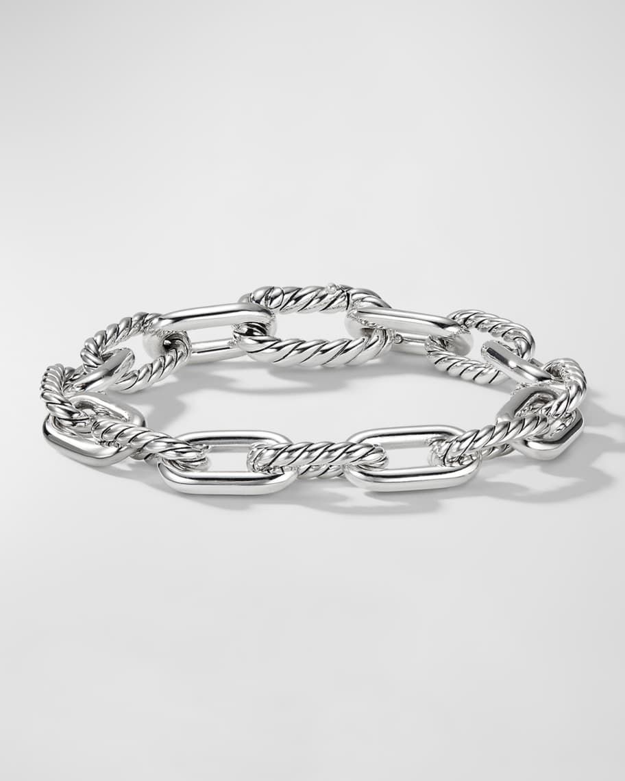 DY Madison Chain Bracelet in Silver, 8.5mm | Neiman Marcus