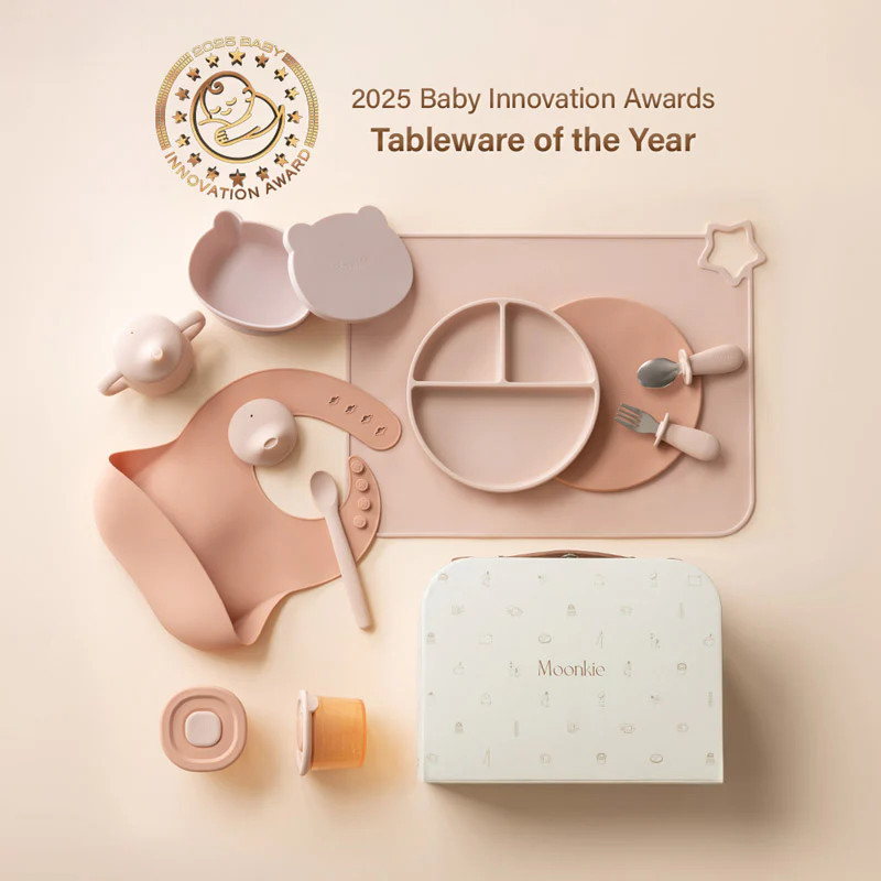 First Bites Gift Set (Blush/Muted) | Moonkie