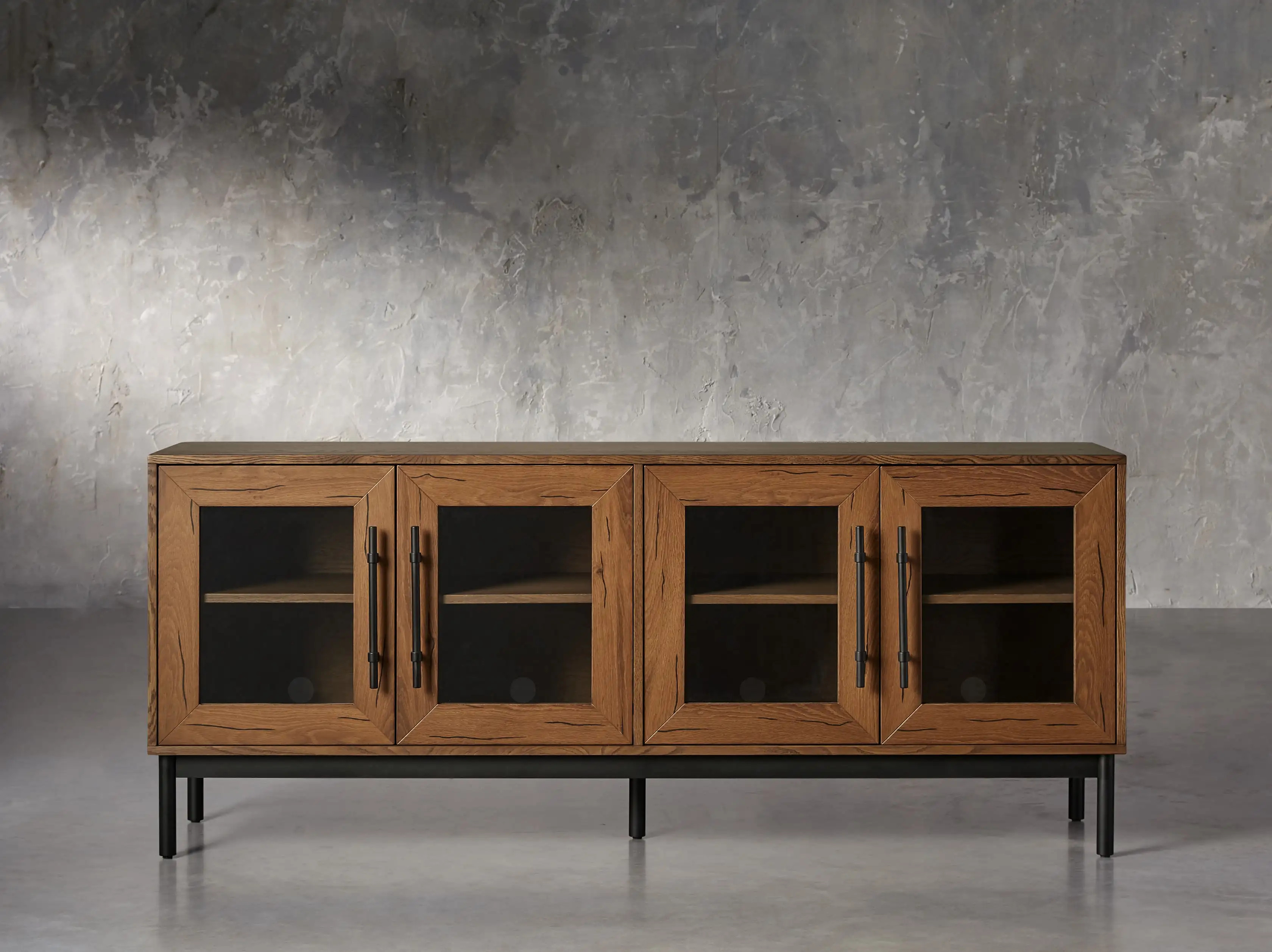 Sullivan Four Door Media Console | Arhaus | Arhaus