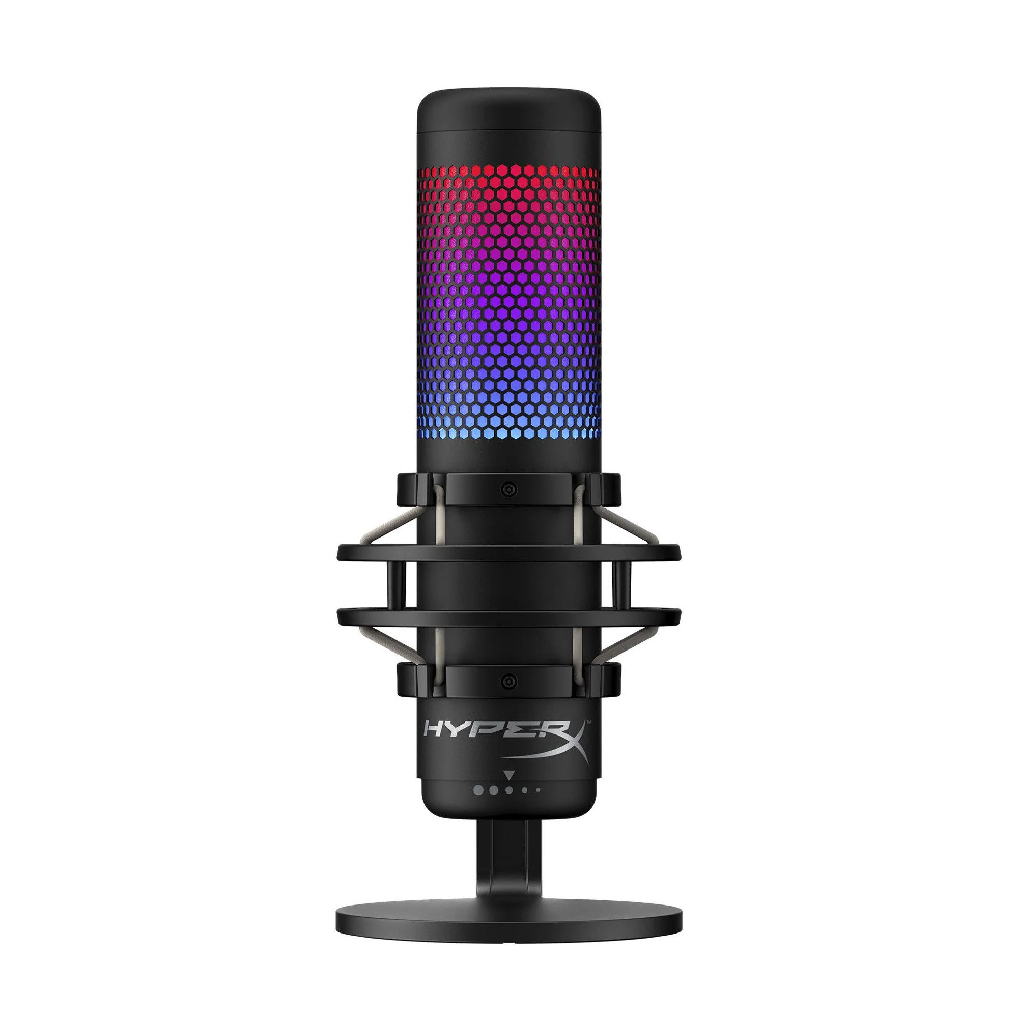 HyperX QuadCast S RGB USB Condenser Microphone - Black | Walmart (US)