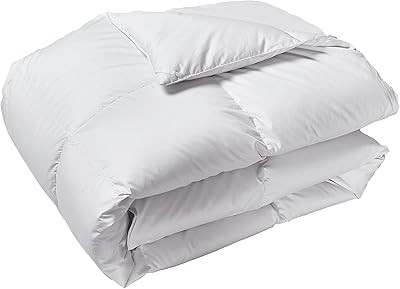 Luxury King Size White Goose Feather Down with Polyester Comforter Duvet Insert All Seasons 600 T... | Amazon (US)