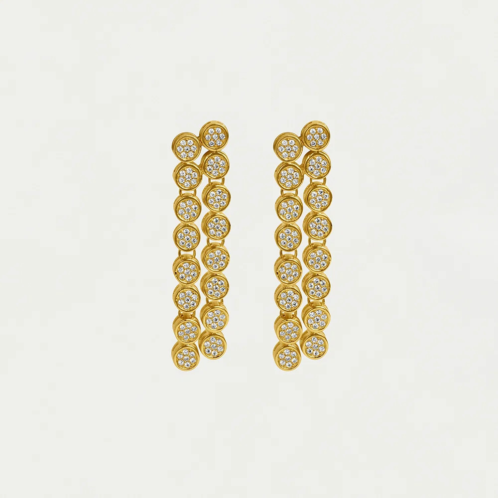 Mirabeau Pavé Statement Drop Earrings | Dean Davidson