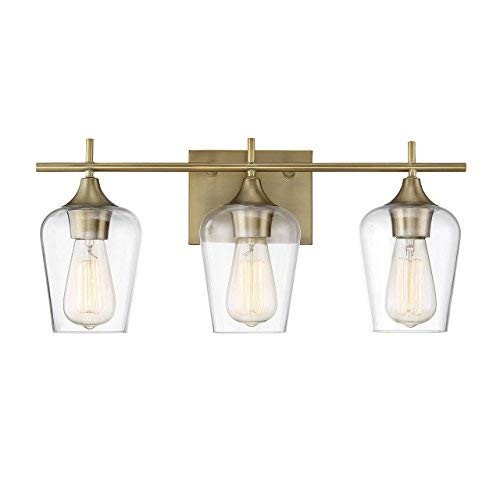 Savoy House Octave 3 Light Bath Bar 8-4030-3-322 in Warm Brass | Amazon (US)