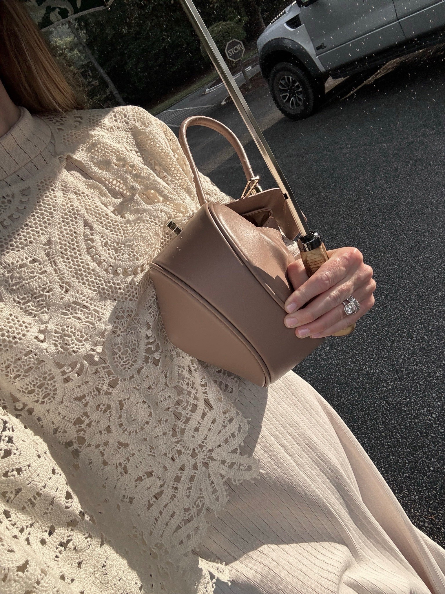 Lace cape season!

#LTKNYFW #LTKdayinmylife #LTKootd