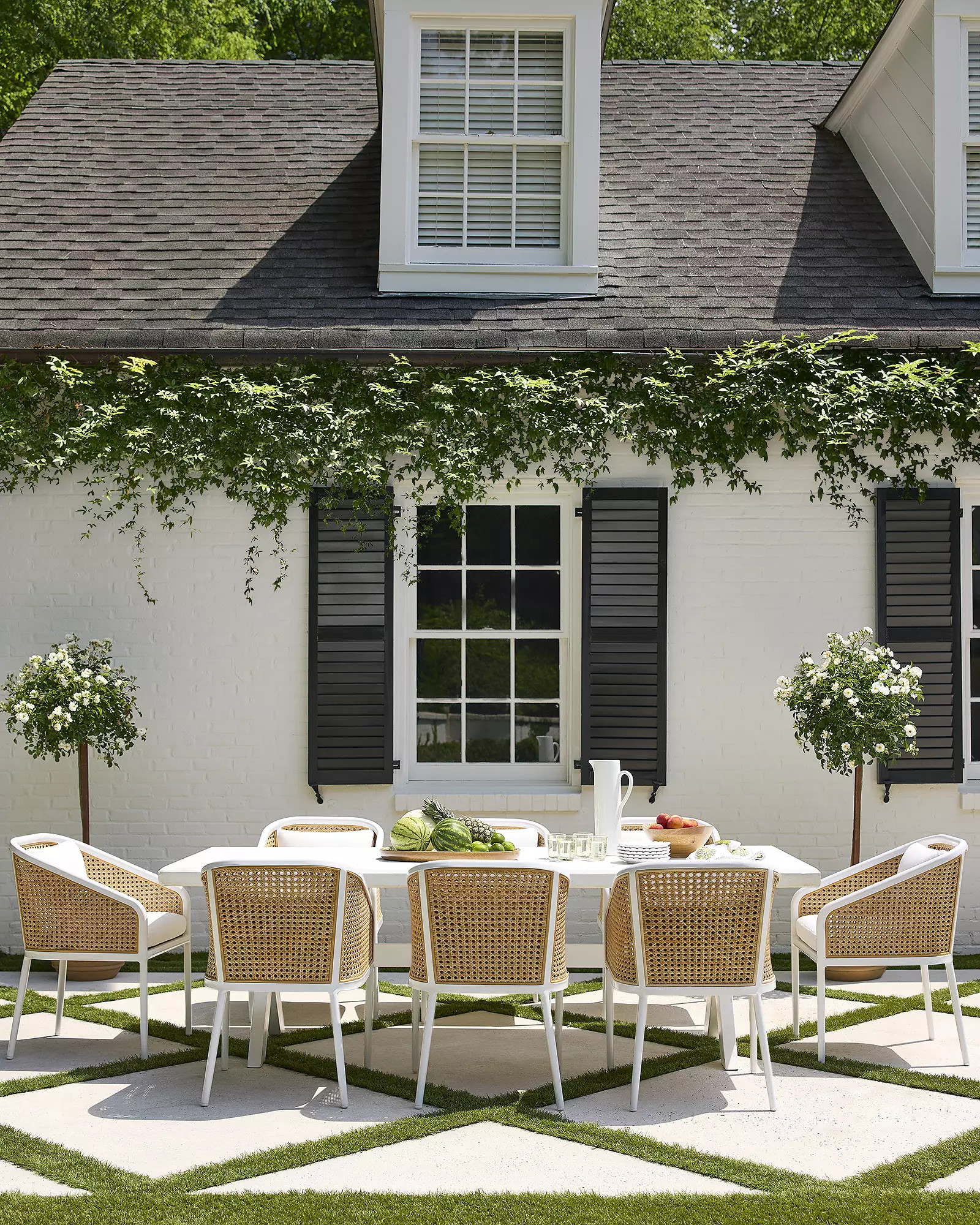 Monterey Dining Table with Puglia Dining Chairs Set | Serena and Lily