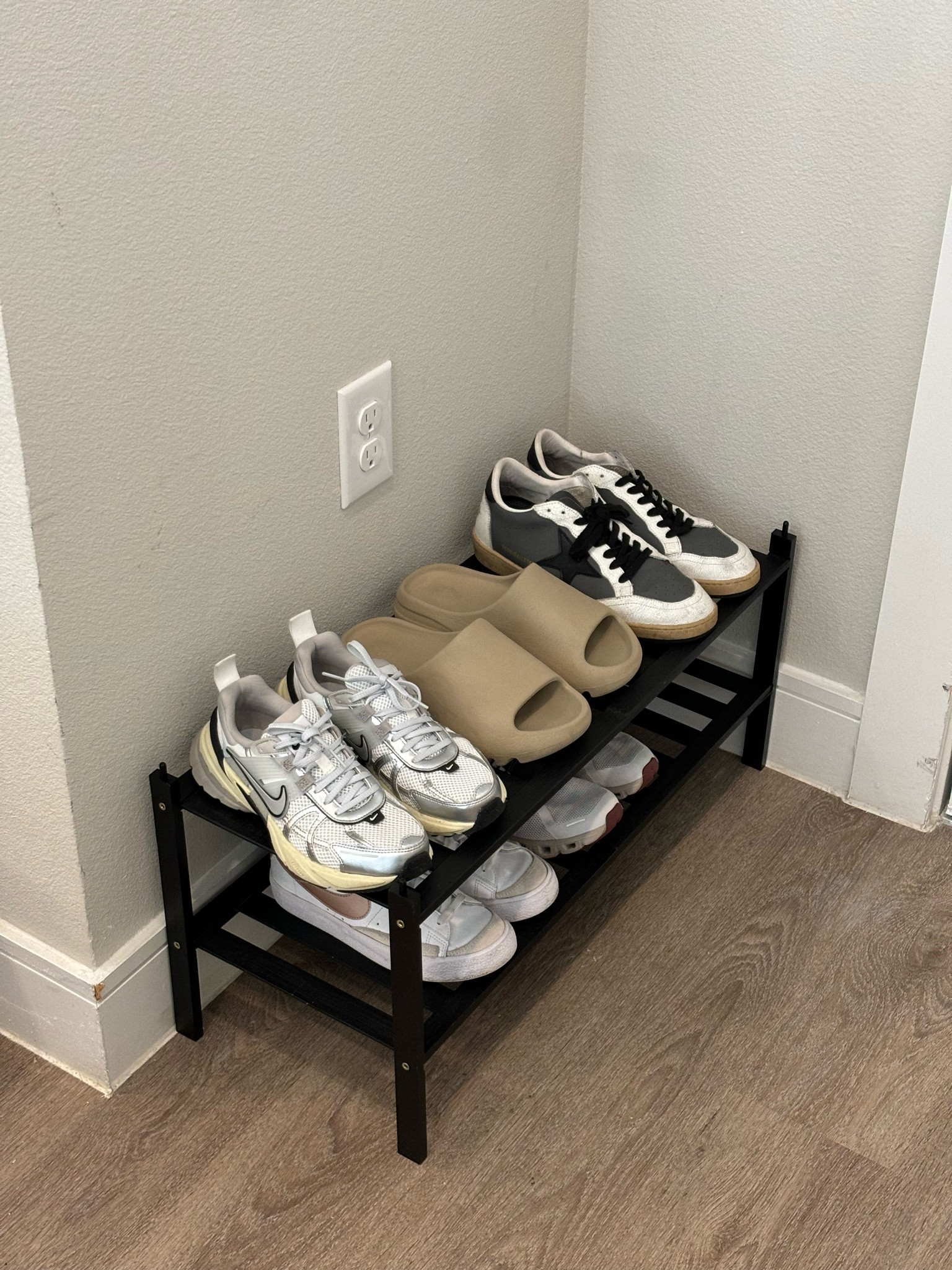 The perfect shoe organizer for less clutter in your home! With a variety of different tiers and colors 🖤👟

#shoes #organizer #amazonhome #amazon #shoerack 

#LTKHome