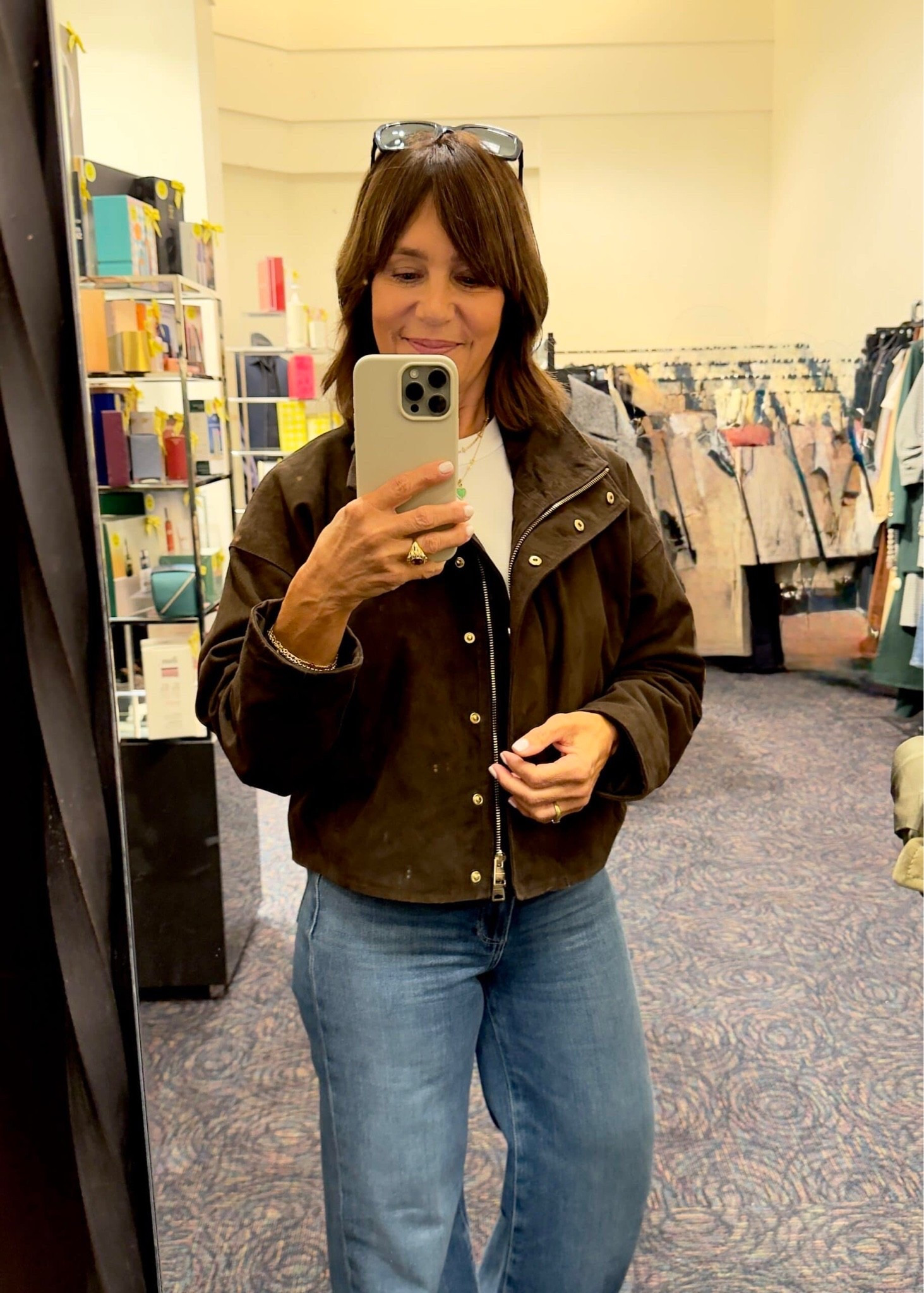 A classic bomber jacket is a great wardrobe staple, and this chic suede one will work with so many things in your closet! I predict this one will go fast during the Nordstrom Sale, so be sure to add it to your carts and wishlists ASAP! Fit runs true to size. 

#nordstrom Nordstrom Anniversary Sale

#LTKSaleAlert