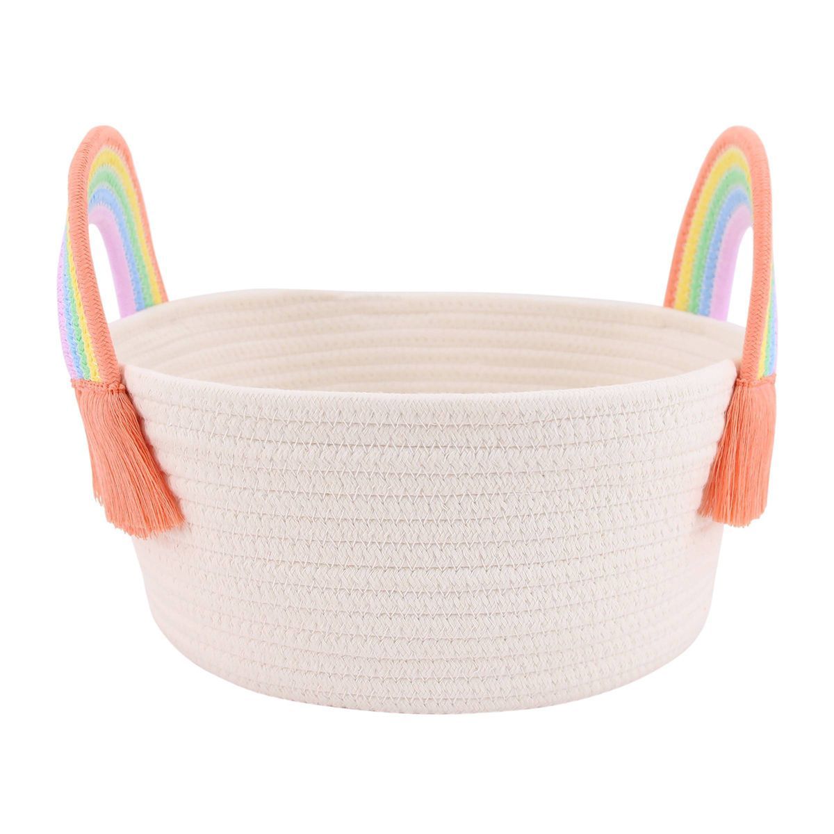 Round Rope Decorative Rainbow Easter Basket - Spritz™ | Target
