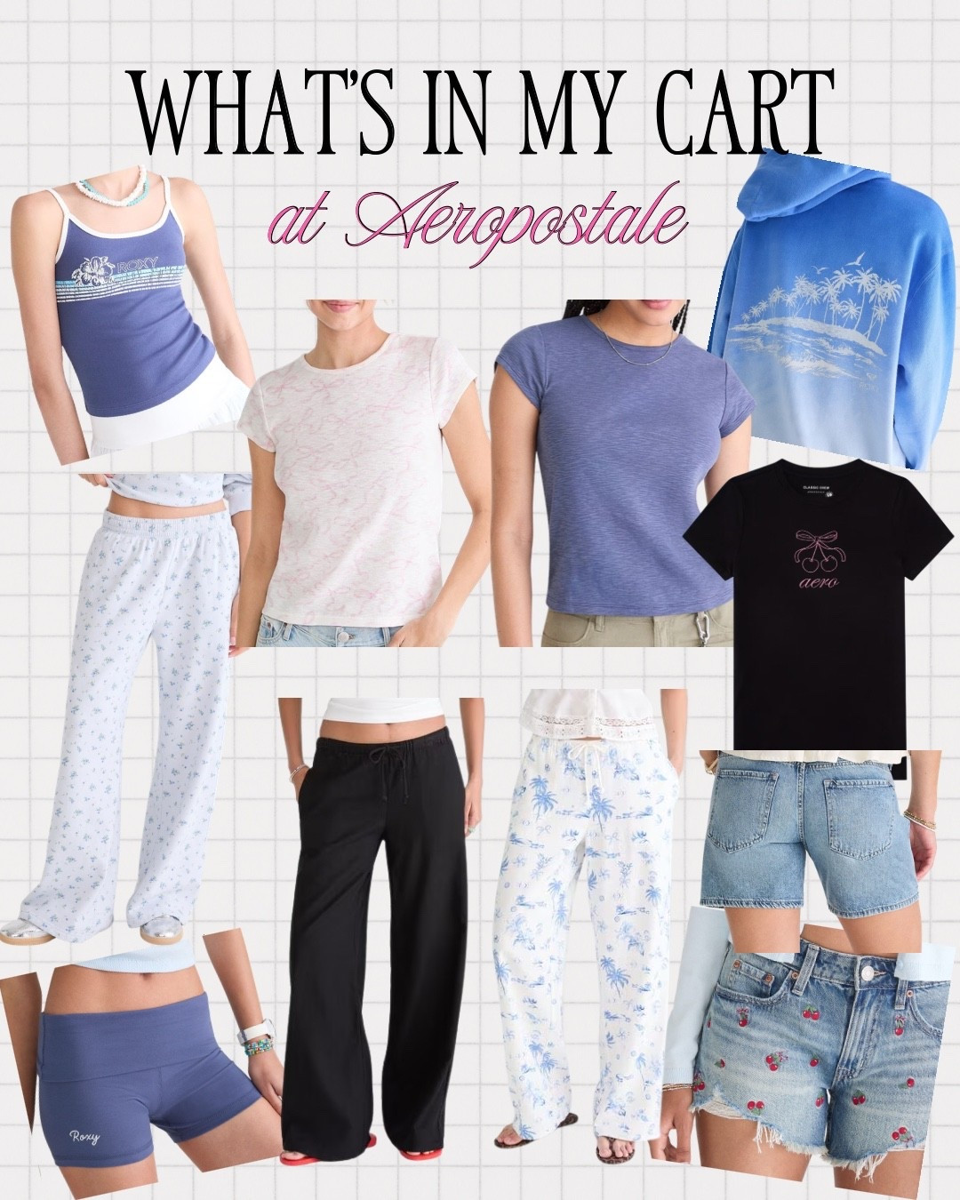 I actually bought all of these spring clothes in-store at Aeropostale. Everything is sooo soft and comfy and runs true-to-size. I will say though I’m usually in between medium and large in tops and the larges fit great. I can’t wait to wear the linen pants!! 

#LTKSaleAlert #LTKootd