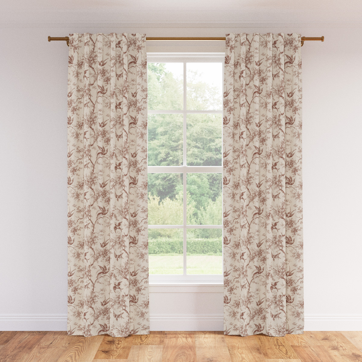 Printed Linen Privacy Curtains | The Inside