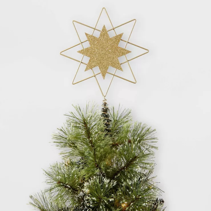 11.5" Metal Star Tree Topper - Wondershop™ | Target
