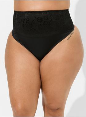 Microfiber High-Rise Thong 360° Smoothing Thong Panty | Torrid (US & Canada)