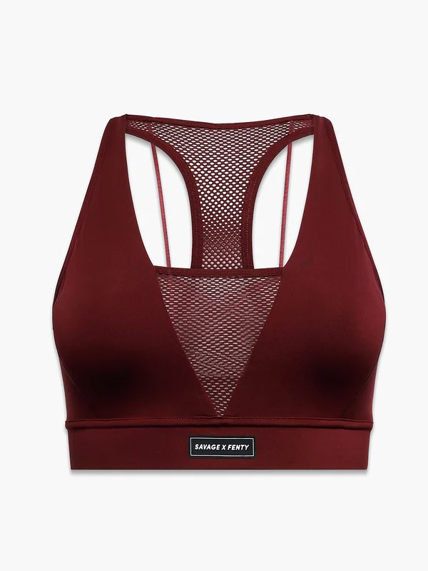 Racer X Medium-Impact Sports Bra in Purple & Red | SAVAGE X FENTY Netherlands | Savage X Fenty EU