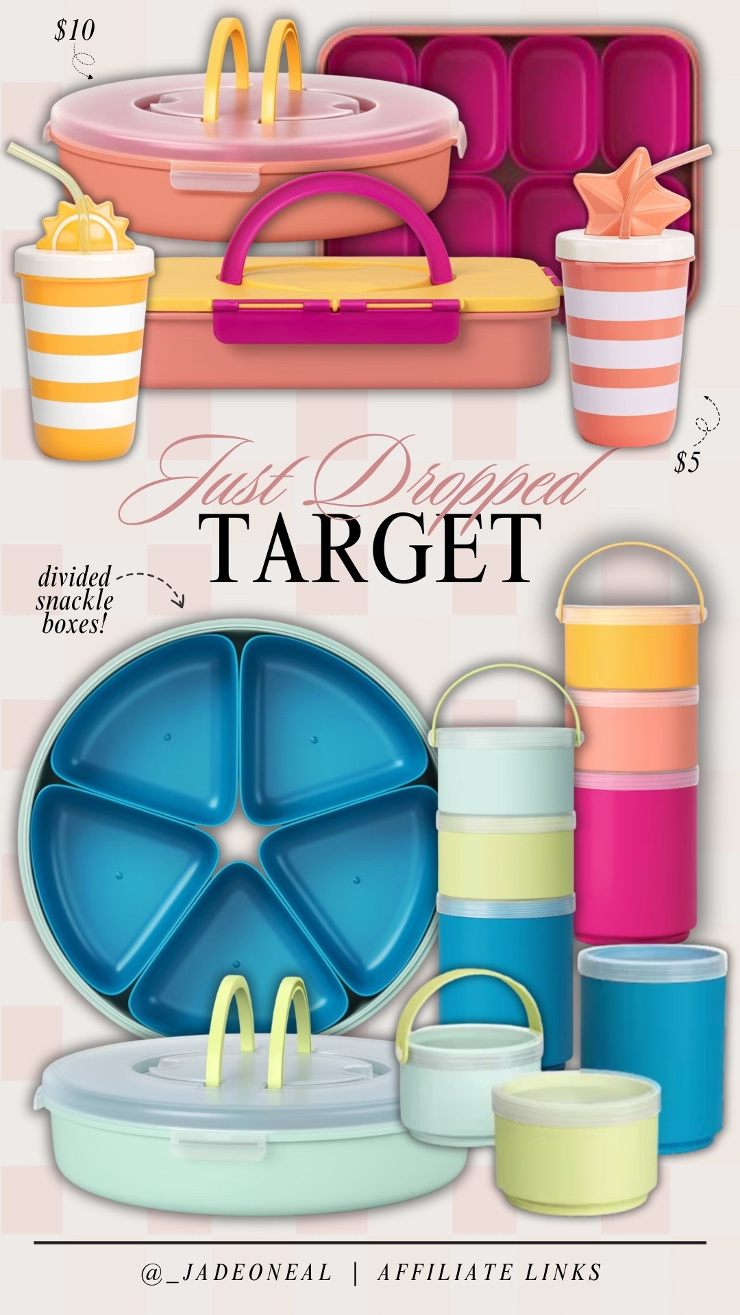 Just dropped at target! The cutest snacking containers. Perfect for upcoming summer trips, park days, days at the zoo, and busy days on the go.

Seasonal home container, storage, snacks, snack box, colorful kids, boys, girls, Mom favorites, affordable

#LTKmomlife #LTKSeasonal #LTKKids