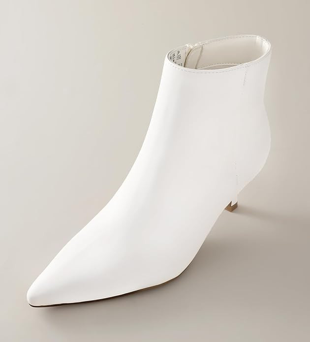 Kitten Heel Ankle Boots for Women - Black Kitten Heels Ankle Booties Womens Winter Fall Boots for... | Amazon (US)