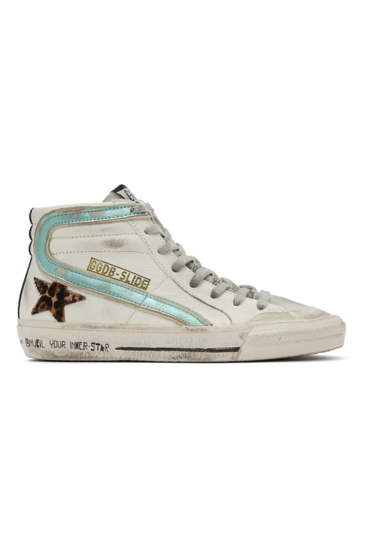 Gray Slide High-Top Sneakers | SSENSE