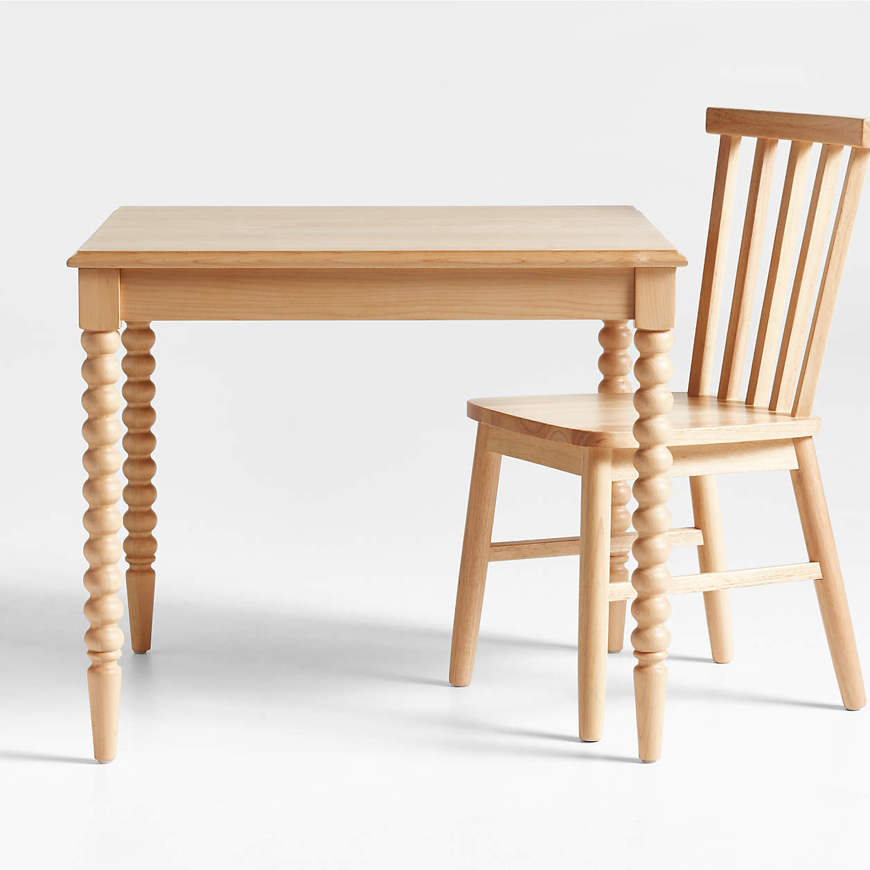 Jenny Lind Maple Wood Square Kids Play Table + Reviews | Crate & Kids | Crate & Barrel