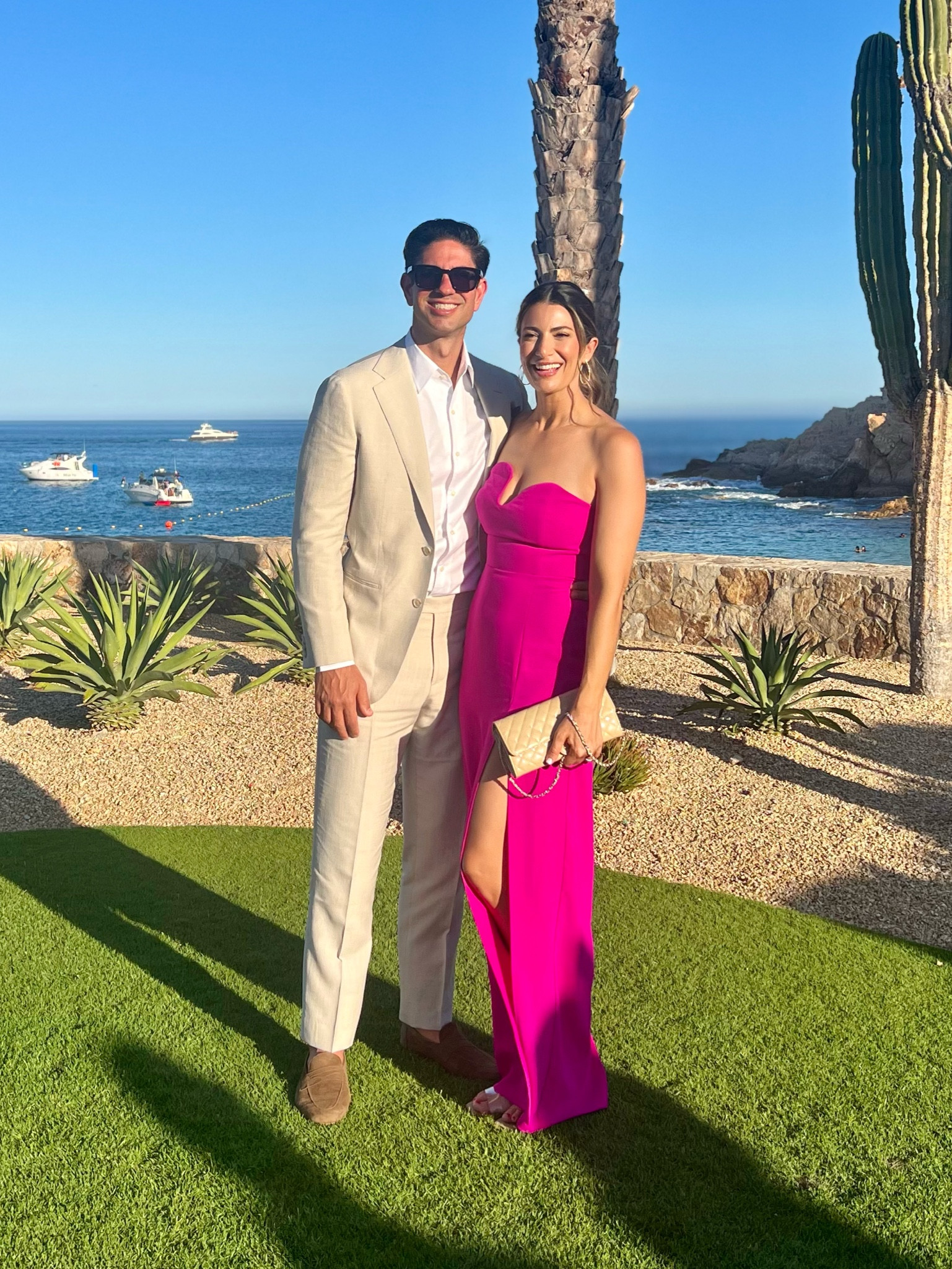 such a fun wedding guest dress! 💖

Mitch’s suit was a linen blend, so you get the linen look without it getting super wrinkly 

#LTKstyletip #LTKwedding #LTKparties