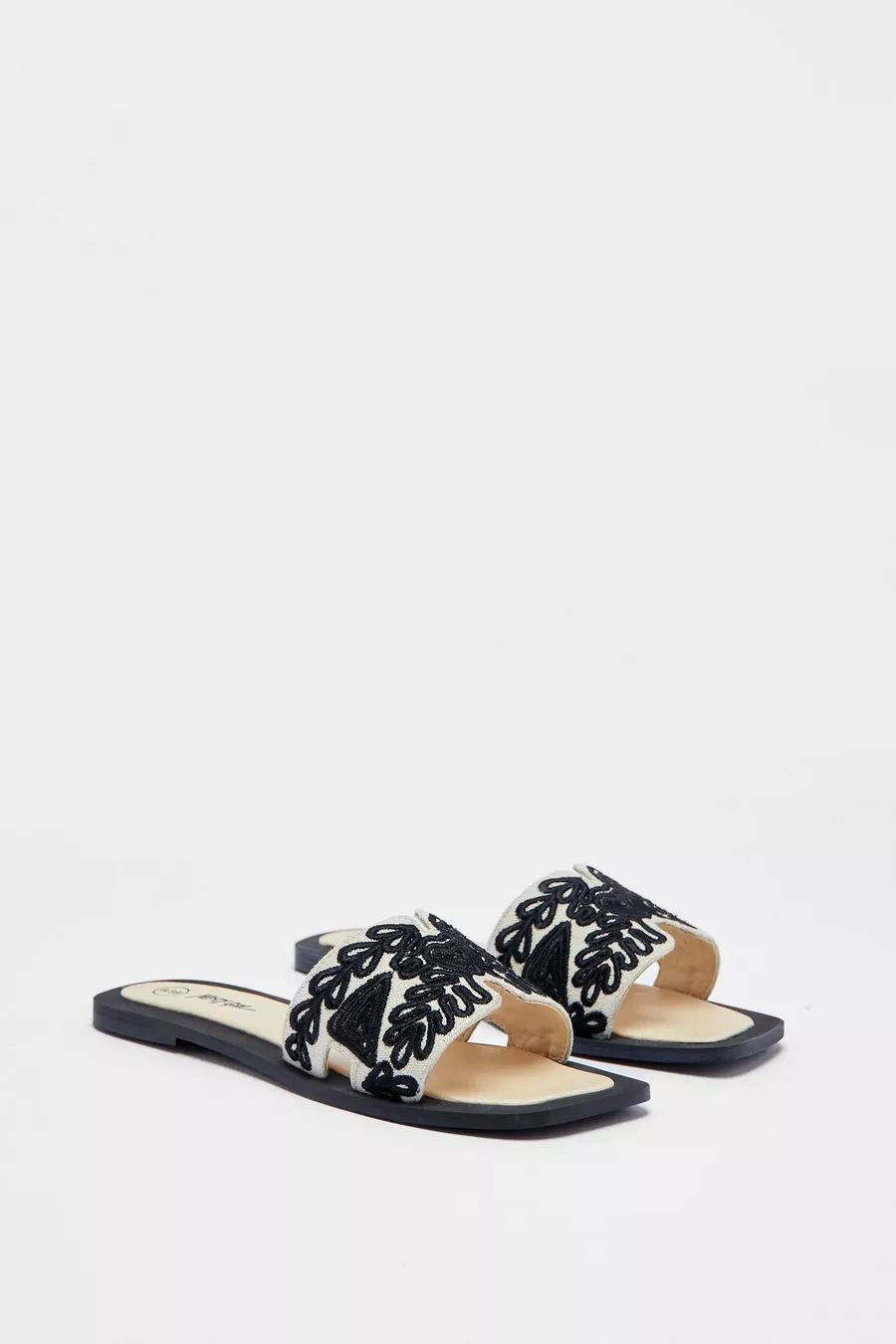 Hand Embroidered Sandals | Nasty Gal US