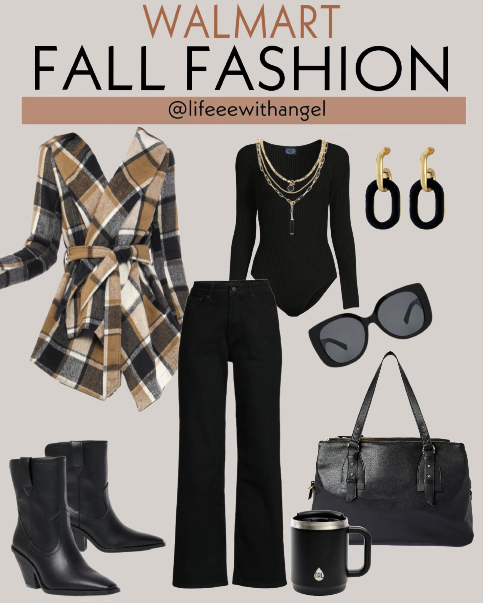 This Fall season has been all about the plaid jackets and dark colors. Walmart has done just that! I’m loving their fall fashion; from outerwear to boots and handbags! You guys definitely have to check it out. There are seriously so many cute pieces. Here’s one of my favorite look.
 
#Ad @walmartfashion
@shop.ltk  #LTKfashion #liketkit #ltkstyletip #ltkshoecrush #LTKoutfitinspo #LTKfallfit #LTKfalloutfitinspo #walmartfallfashion #fallfashion 

#LTKitbag