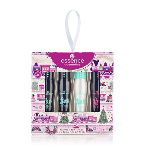 essence Lash Princess Mascara Holiday Gift Set | 4 Vegan & Cruelty-Free Mascaras | False Lash Effect, Waterproof, Primer, Curl & Volume | Stocking Stuffer for Beauty Lovers | Amazon (US)