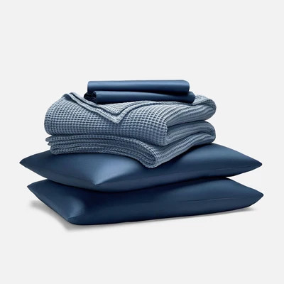 Brooklinen Luxe Sateen Dreamweave Starter Bundle in Abyss | Brooklinen