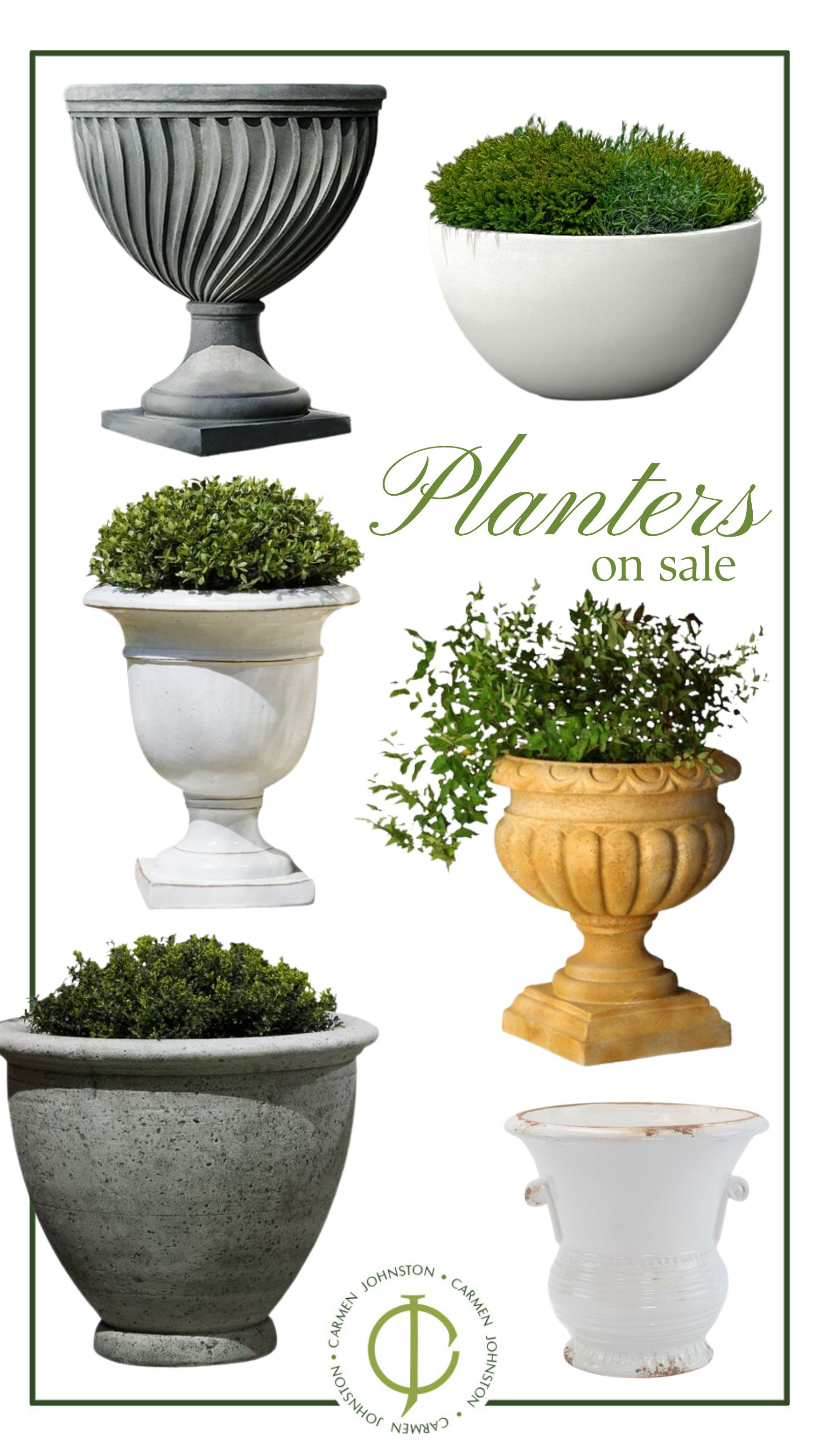 Classic planters up to 50% off this week! #LTKgarden #homeandgarden #gardening  

 #LTKSeasonal #LTKHome #LTKSaleAlert