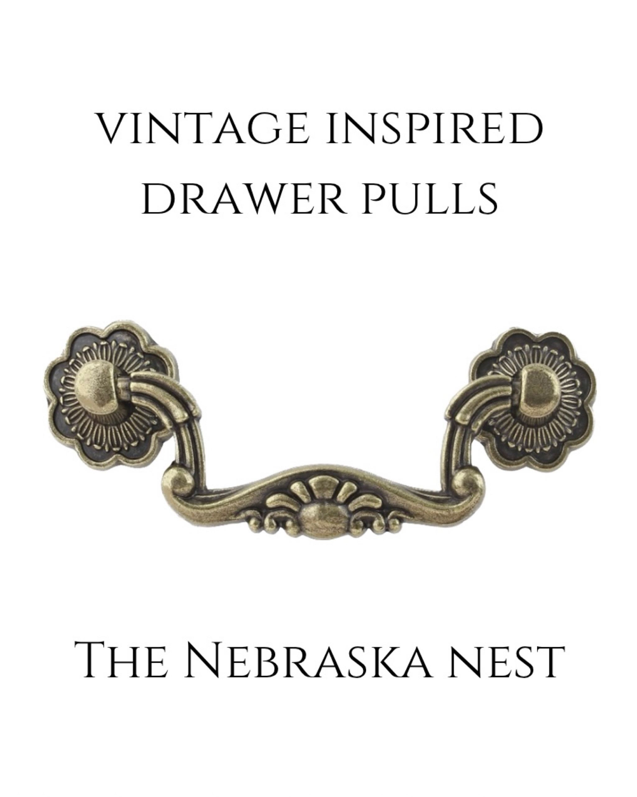 Beautiful vintage inspired bronze cabinet drawer pulls from Amazon! ✨🖤

#LTKHome #LTKStyleTip