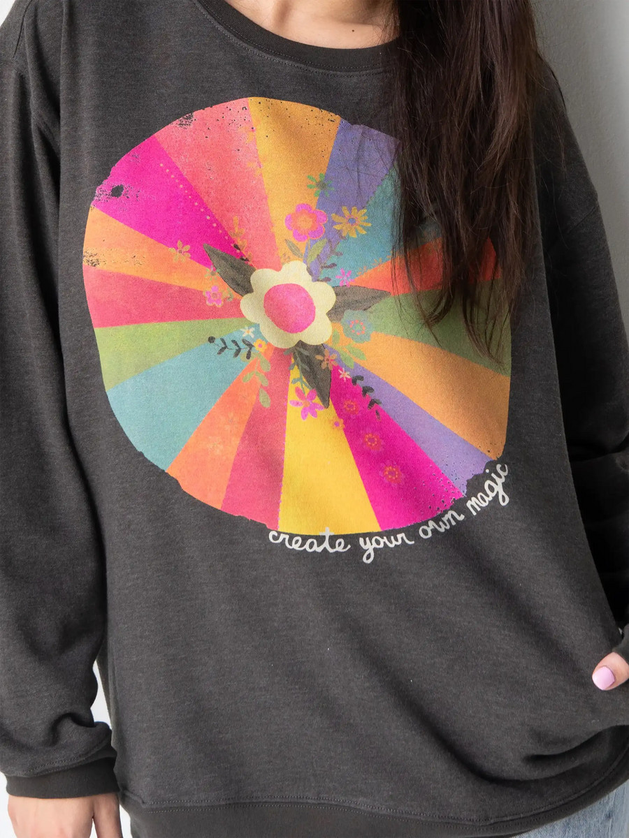 Comfy Pocket Sweatshirt - Create Your Own Magic | Natural Life