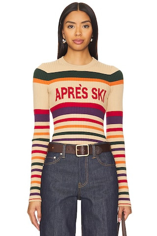 Show Me Your Mumu Slopes Sweater in Apres Ski Stripe from Revolve.com | Revolve Clothing (Global)