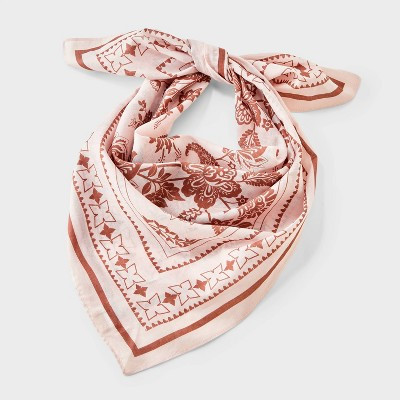 Floral Paisley Square Scarf - Universal Thread™ Pink | Target