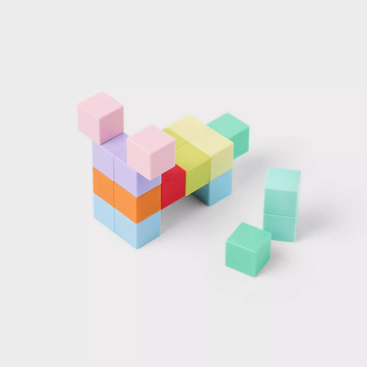 Magnetic Blocks Mini solid Purple Tin - Gigglescape™ | Target