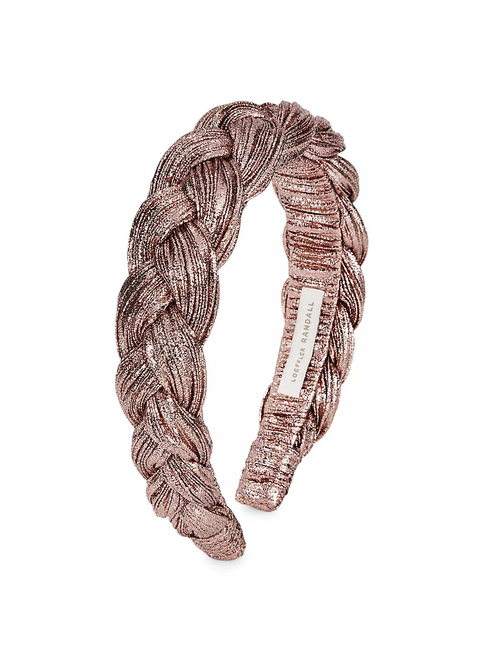 Loeffler Randall Metallic Braided Headband | Saks Fifth Avenue
