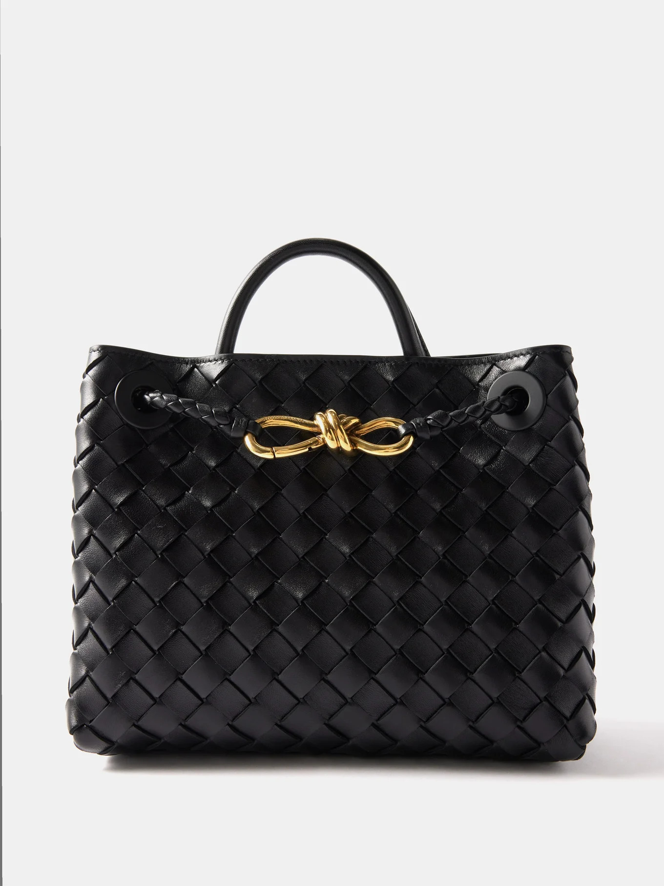 Andiamo small Intrecciato-leather handbag | Bottega Veneta | Matches (UK)