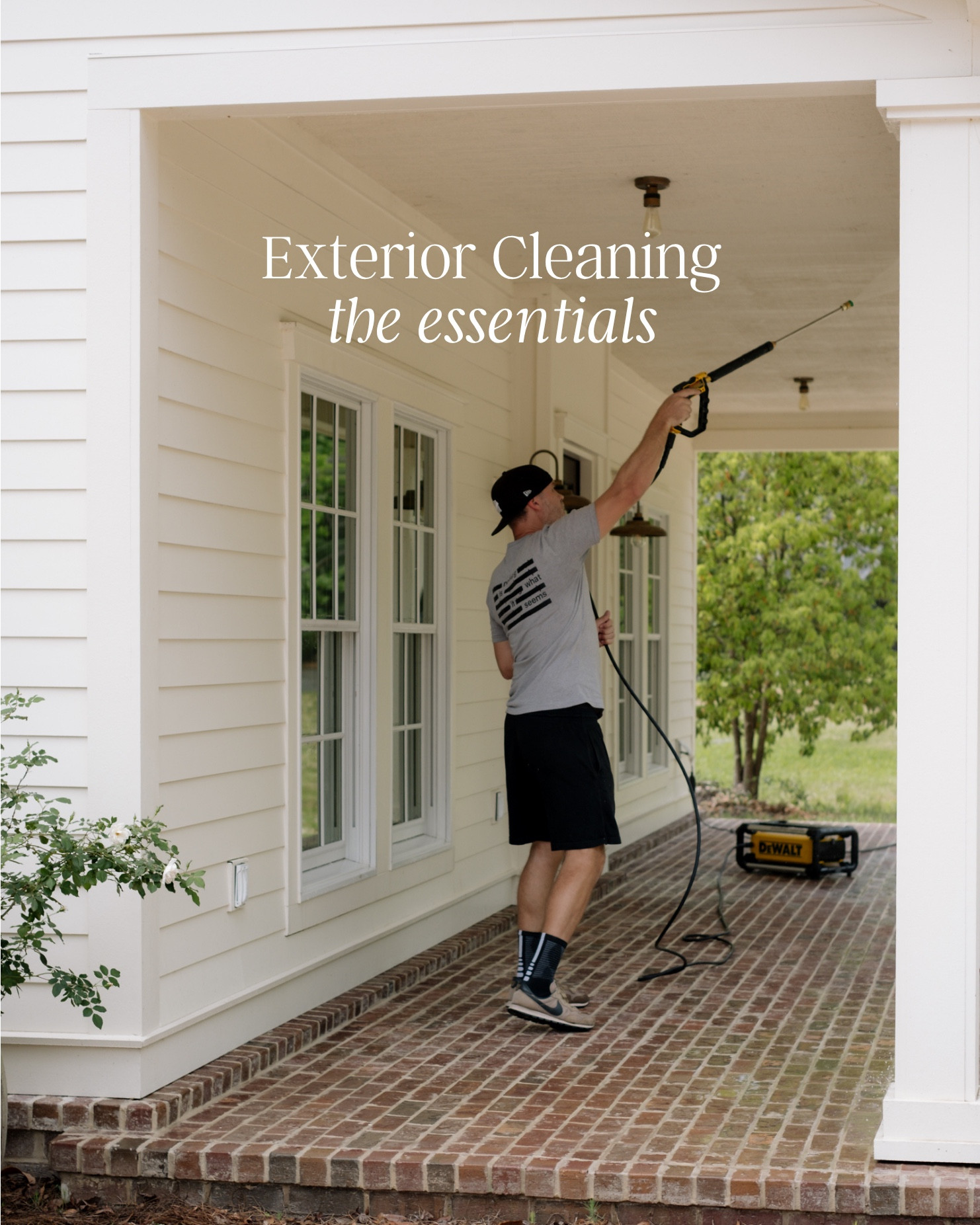 Exterior cleaning essentials and our plans for the front porch 

#LTKSeasonal #LTKHome #LTKdayinmylife