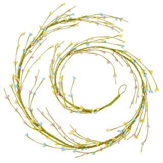 5ft. Yellow, Pink & Blue Pips Coil Garland by Ashland® | Michaels Stores