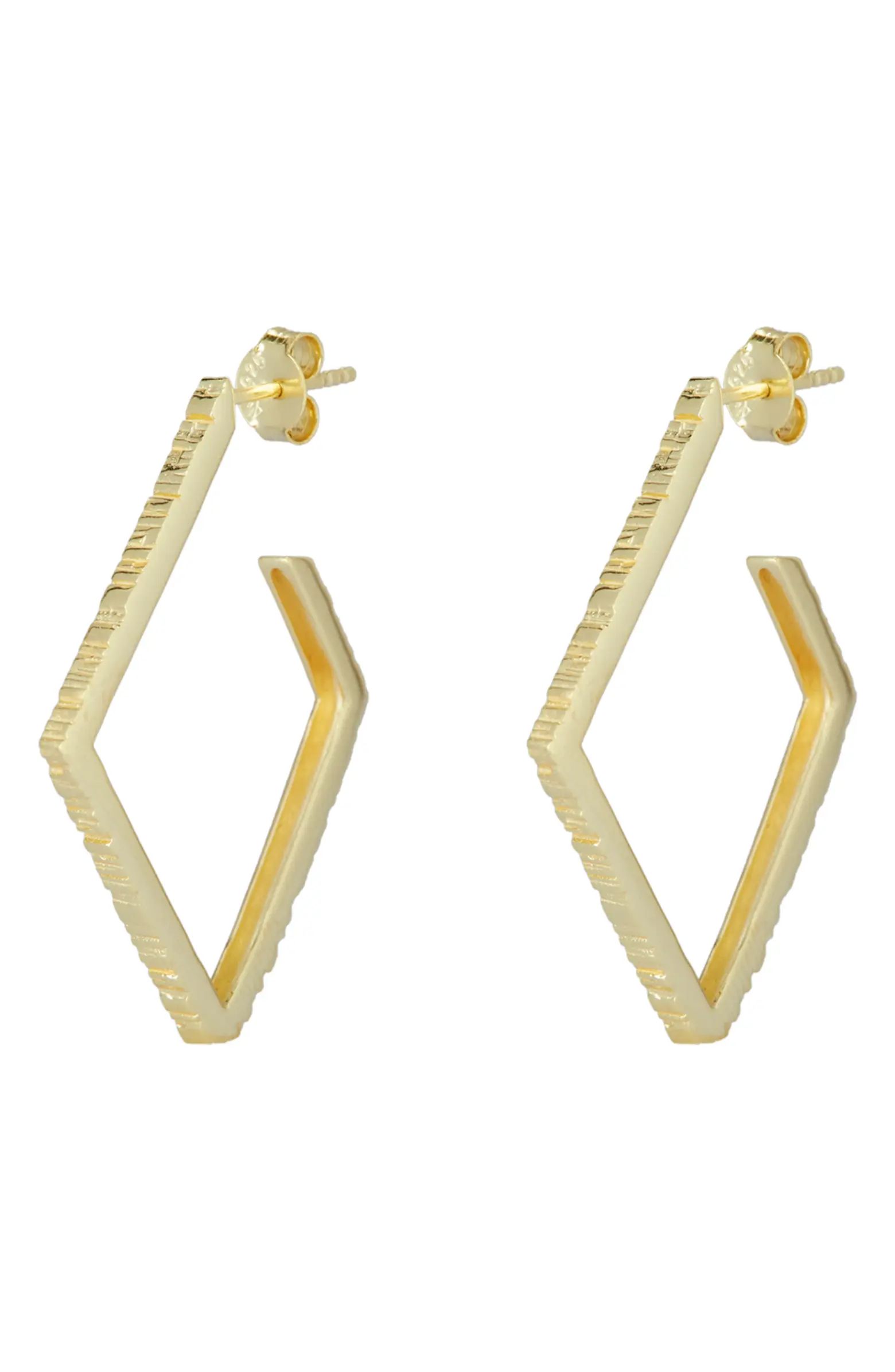 Squared Hoop Earrings | Nordstrom
