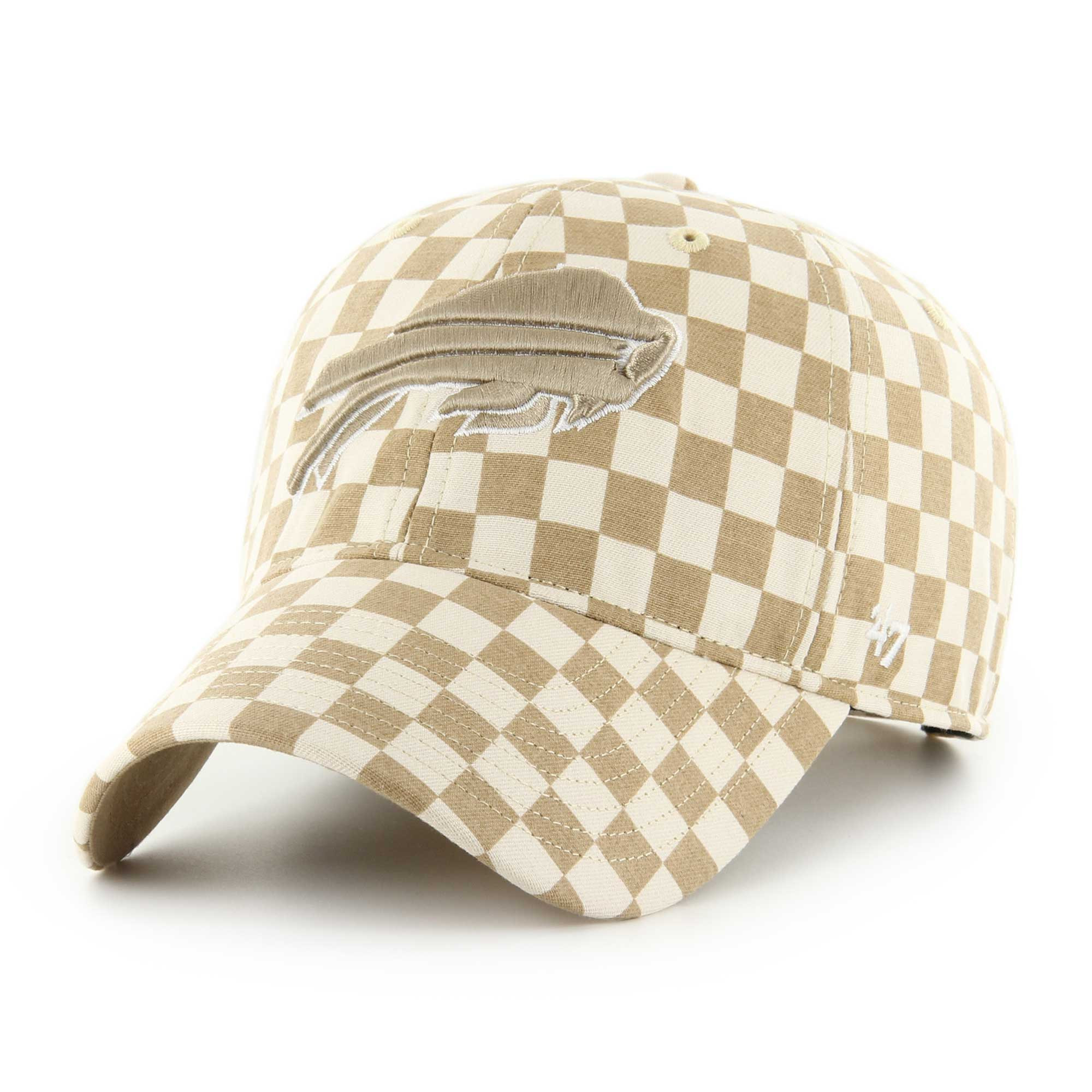 Women's Buffalo Bills '47 Tan Vibe Check Clean Up Adjustable Hat | NFL Shop