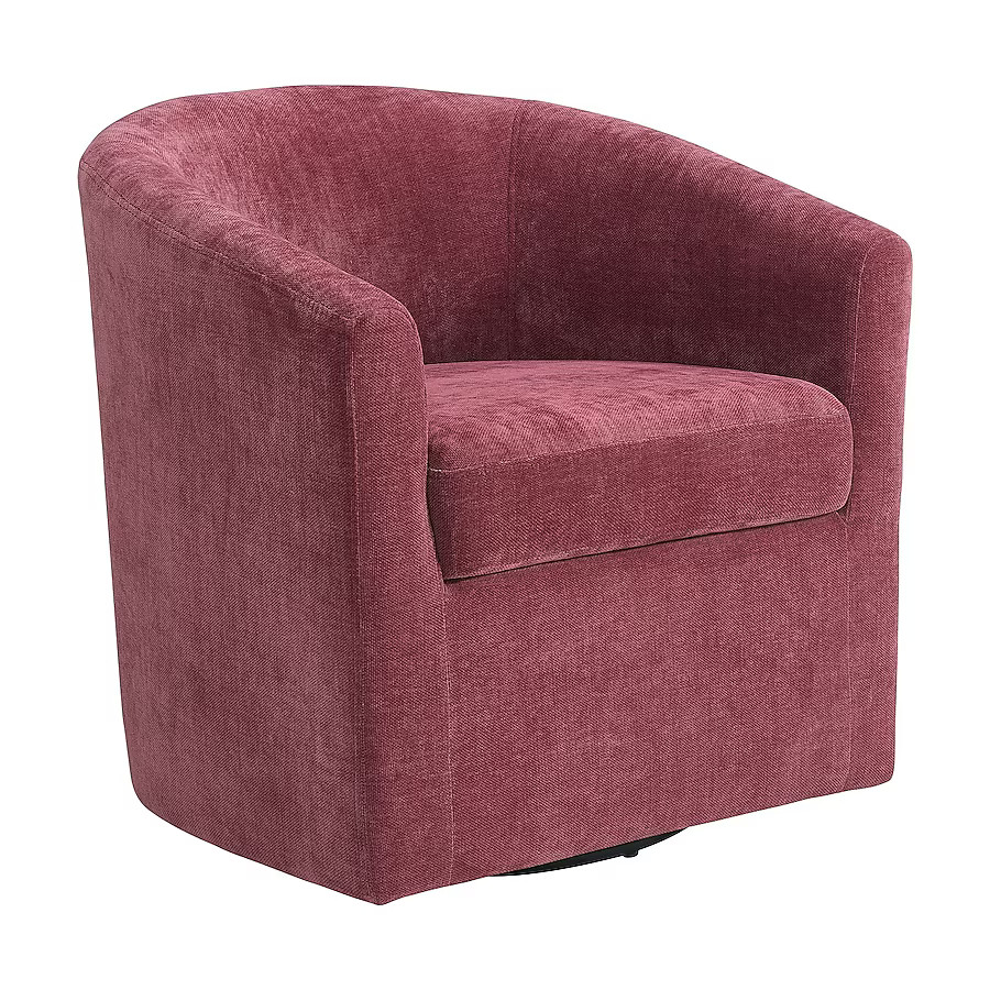 Picket House Furnishings Tora Modern Red Swivel Accent Chair Lowes.com | Lowe's