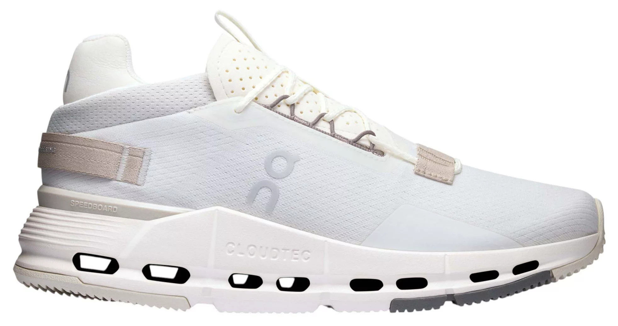 On Women's Cloudnova 2 Shoes, Size 9.5, Ice/Sand | DICK'S Sporting Goods
