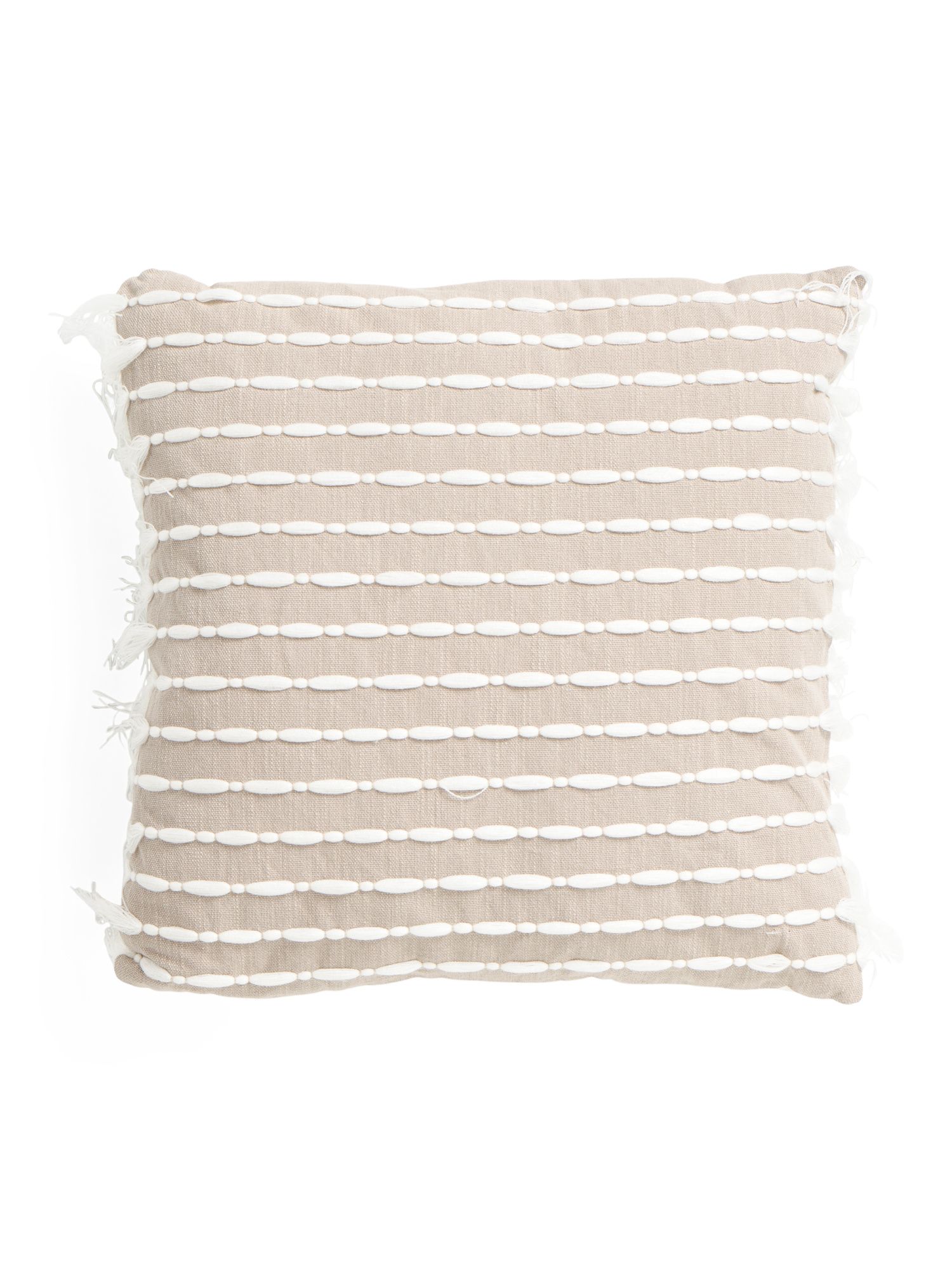 20x20 Cotton Blend Side Tassel Pillow | Home Essentials | Marshalls | Marshalls