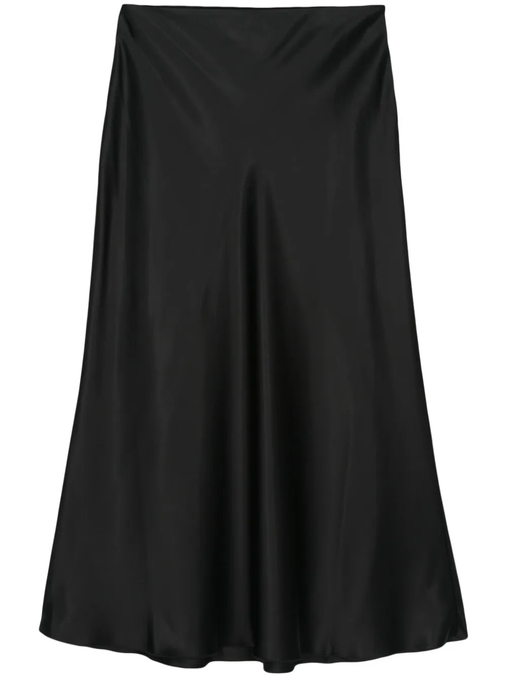 Nanushka Satin Midi Skirt - Farfetch | Farfetch Global